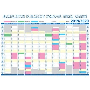 2020 Branded Wall Planner A1 Size