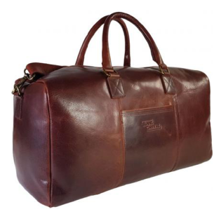 Blank Canvas Leather Holdall