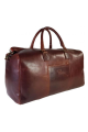 Blank Canvas Leather Holdall