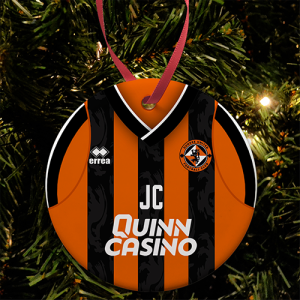 Dundee Utd Ceramic Bauble - Home Shirt 2025-26
