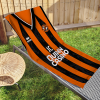 Dundee United Personalised Beach Towel - Home Shirt 2025-26