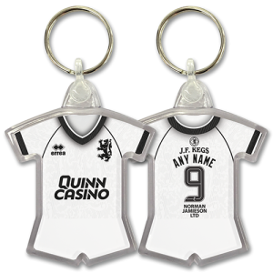 Dundee Utd - Personalised Shirt Keyring Away 2025-26